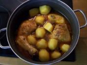 Acqua Pazza mit Hähnchenschenkel - Rezept