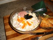 Chicoreesalat alles was noch da war - Rezept