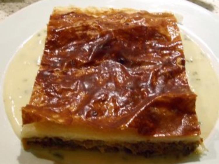 Gefüllter Blätterteig, dieses Mal herzhaft - einfach - 103 kcal/100g