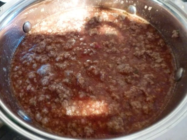 Spaghetti mit Bolognese auf sizilianische Art - Rezept - Bild Nr. 7