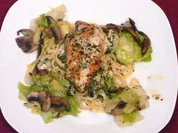 Rezept: Hรคhnchenbrustfilet auf Spitzkohl an Champignons in Kerbelsahne Hรคhnchenbrustfilet auf Spitzkohl an Champignons in Kerbelsahne - Rezept