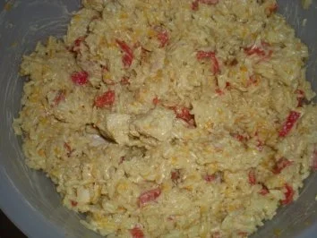 Rezept: SALAT- "Reisalat asiatisch angehaucht" SALAT- "Reisalat asiatisch angehaucht" - Rezept