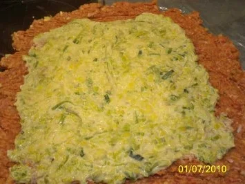 Rezept: gefüllter Hackbraten mit Röstzwiebelkruste Bild Nr. 4 gefüllter Hackbraten mit Röstzwiebelkruste - Rezept - Bild Nr. 4