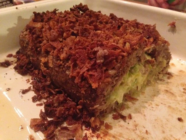 Rezept: gefüllter Hackbraten mit Röstzwiebelkruste Bild Nr. 7 gefüllter Hackbraten mit Röstzwiebelkruste - Rezept - Bild Nr. 7