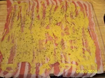 Filet im Speckkräutermantel an Paprikalauchgemüse - Rezept - Bild Nr. 4