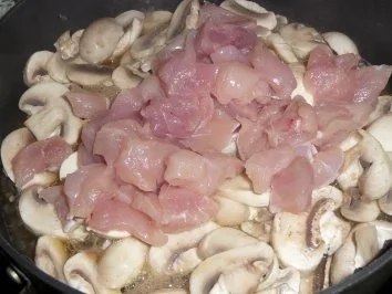 Pilz - Hühnerbrust - Tomatenrahm - Pfanne - Rezept - Bild Nr. 6