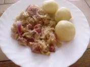 Kasselerpfanne mit Apfel - Rezept