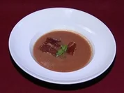 Geeistes Melonen-Tomaten-Süppchen mit Pata Negra (Jessica Boehrs) - Rezept