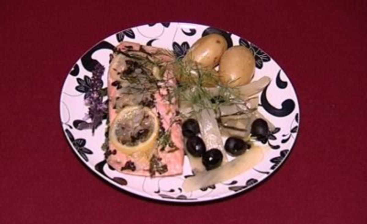 Bilder für Lachs in Backpapier mit Kartoffeln und gebackenem Fenchel (Jessica Boehrs) - Rezept