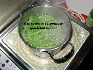 Rezept: Rinderfilet mit Prinzessbohnen im Speckmantel Bild Nr. 4 Rinderfilet mit Prinzessbohnen im Speckmantel - Rezept - Bild Nr. 4