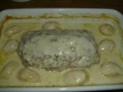 Hackbraten mit Rahmsoße - Rezept