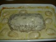 Hackbraten mit Rahmsoße - Rezept