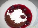  Schokoladenpudding mit Amarenakirschen - Rezept