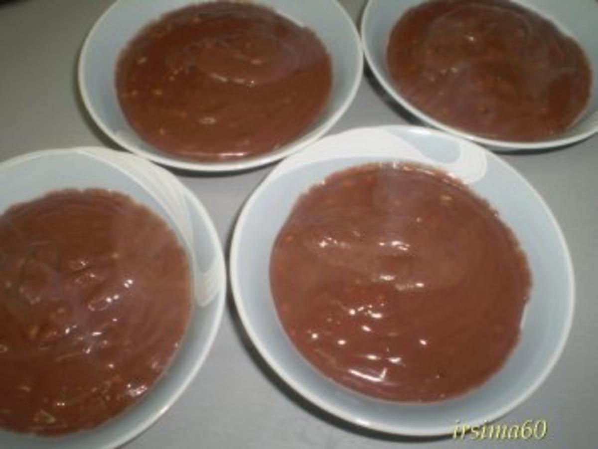  Schokoladenpudding mit Amarenakirschen - Rezept - Bild Nr. 4