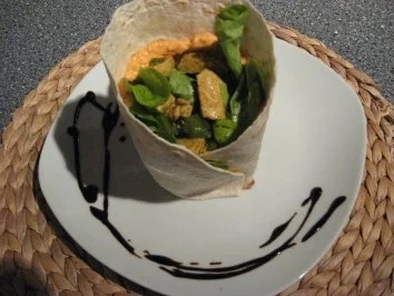 Rezept: Chicken-Wraps mit Ricotta Créme Chicken-Wraps mit Ricotta Créme - Rezept