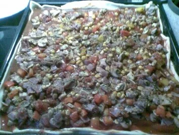 Rezept: Pizza a la meine Art eben Bild Nr. 5 Pizza a la meine Art eben - Rezept - Bild Nr. 5