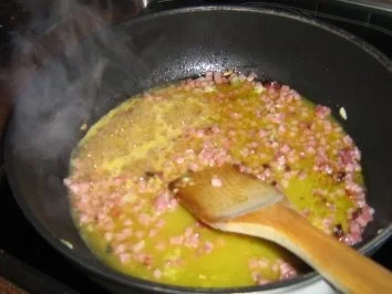 Orangen-Taglioline mit Orangen-Carbonara - Rezept - Bild Nr. 4