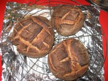 Rezept: kleine Roggenmischbrote für Wildgulaschsuppe Bild Nr. 3 kleine Roggenmischbrote für Wildgulaschsuppe - Rezept - Bild Nr. 3