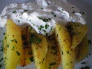 Backed Potatoes mit Mascarpone- Creme - Rezept