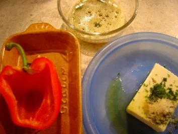 Paprika-Schiffchen mit Kräuterrührei - Rezept - Bild Nr. 3