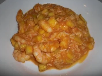 Garnelen-Kokos-Curry - Rezept