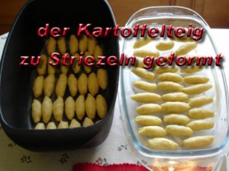 Kartoffelstriezel mit Ananaskraut - Rezept - kochbar.de