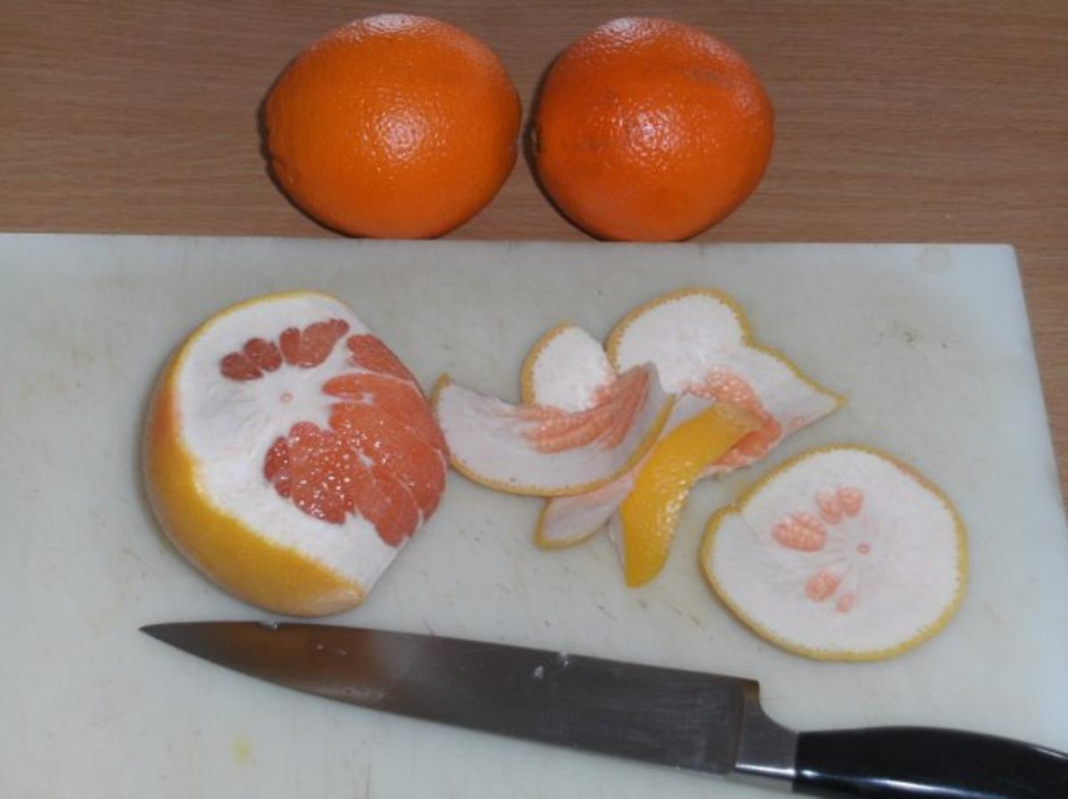 Dessert: Camparigelee mit Orangenmousse - Rezept - Bild Nr. 2