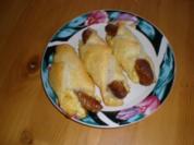 Blätterteig-Bratwürste - Rezept
