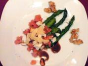 Salat vom grünen Spargel - Rezept
