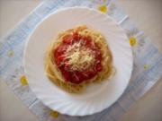 Spagetti mit Tomatensoße - Rezept - Bild Nr. 2