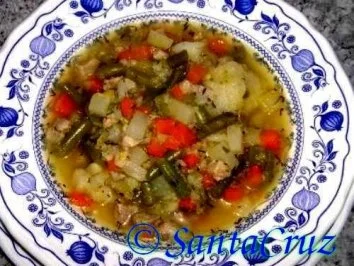 Frische Gemüsesuppe - Rezept