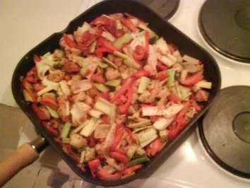 Geflügel: Mexikanische Hähnchen-Gemüsepfanne - Rezept - Bild Nr. 2