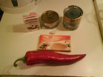 Suppe: Maiscremesuppe mit Paprika und Thunfisch - Rezept - Bild Nr. 2