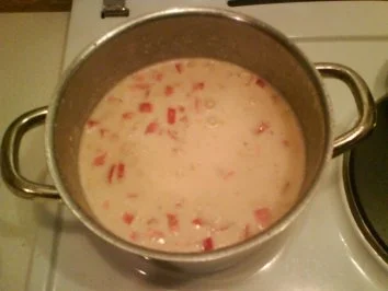 Suppe: Maiscremesuppe mit Paprika und Thunfisch - Rezept - Bild Nr. 3