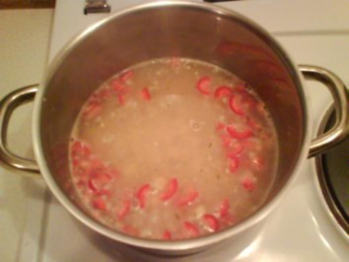 Suppe: Maiscremesuppe mit Paprika und Thunfisch - Rezept - Bild Nr. 4