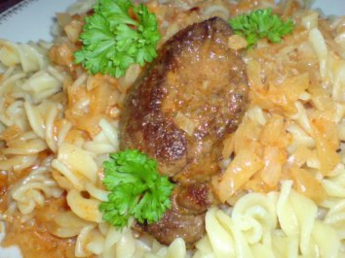 Kaninchenleber mit Nudeln in Paprikasahne - einfach - von loewe_bs
