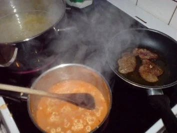 Kaninchenleber mit Nudeln in Paprikasahne - Rezept - Bild Nr. 11