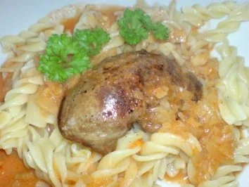 Kaninchenleber mit Nudeln in Paprikasahne - Rezept - Bild Nr. 13