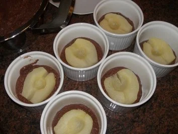 Rezept: Dessert: SCHOKO~BIRNEN~PUDDING Bild Nr. 5 Dessert: SCHOKO~BIRNEN~PUDDING - Rezept - Bild Nr. 5