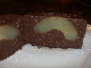 Dessert:  SCHOKO~BIRNEN~PUDDING - Rezept