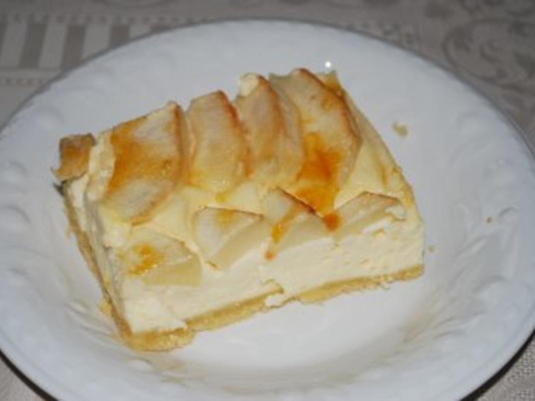 Apfel-Käse-Kuchen vom Blech - Rezept mit Bild - kochbar.de