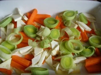 Hecht auf Gemüsebett - Rezept - Bild Nr. 3