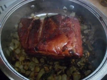 Kasselerbraten mit Sauerkraut und Thymiansoße - Rezept - Bild Nr. 2