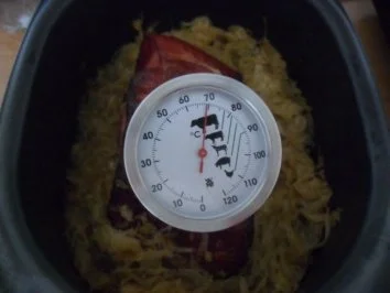 Kasselerbraten mit Sauerkraut und Thymiansoße - Rezept - Bild Nr. 5