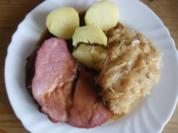 Kasselerbraten mit Sauerkraut und Thymiansoße - Rezept