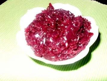 Rezept: Apfel-Holunder-Rotkraut Apfel-Holunder-Rotkraut - Rezept