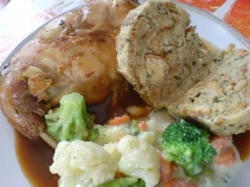 Rezept: Kaninchenbraten mit 2 Sorten Knödel Bild Nr. 18 Kaninchenbraten mit 2 Sorten Knödel - Rezept - Bild Nr. 18