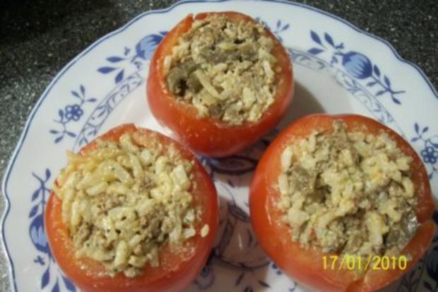 Aus dem Backofen - gefüllte Tomaten überbacken - Rezept - kochbar.de