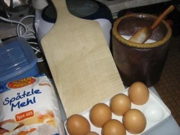 Spätzle - handgeschabt - Rezept - Bild Nr. 2