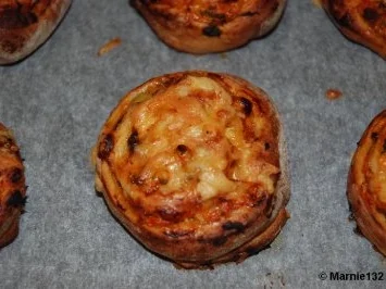 Pizzaschnecken 2.Variante - Rezept